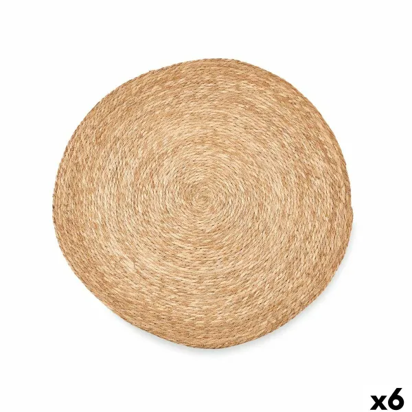 Carpet Gift Decor Natural Esparto grass 80 x 2 x 80 cm (6 Units)