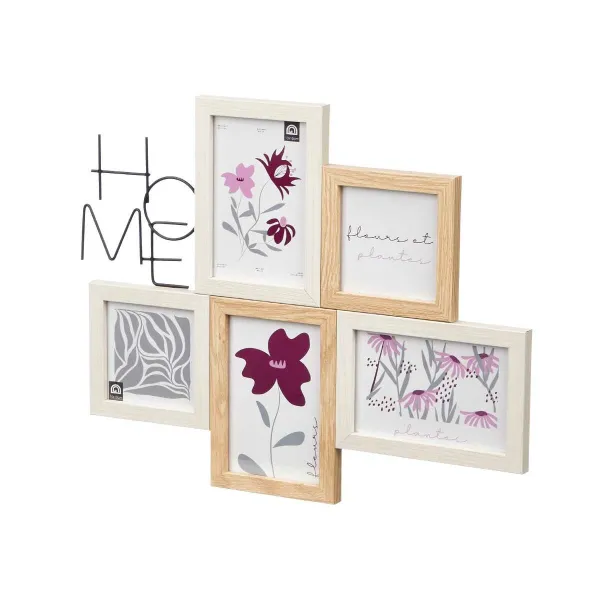 Фото рамка Gift Decor Натуральный Металл Деревянный MDF (8 штук)