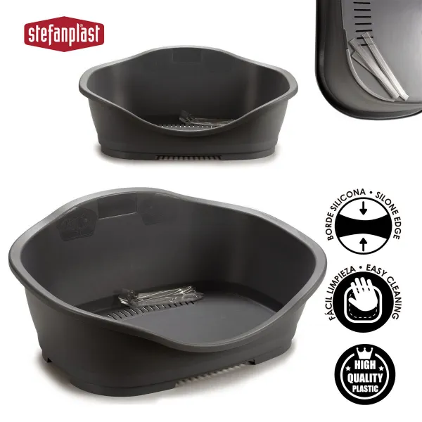 Mājdzīvnieku gulta Stefanplast Pelēks Plastmasa 68 x 27,5 x 49 cm 6 gb.