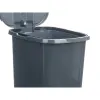 Мусорное ведро с педалью Антрацитный Пластик 25 L (6 штук)