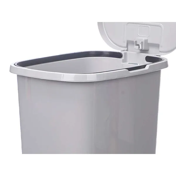 Мусорное ведро с педалью Серый Пластик 25 L (6 штук)