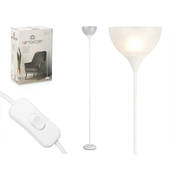 Grīdas lampa Gift Decor Balts 60 W 220-240 V 22 x 185 x 22 cm (2 gb.)