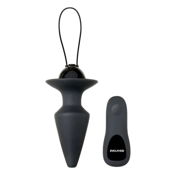 Anal plug Evolved Plug & Play Black