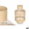 Decorative bottle Gift Decor Transparent Natural 16 x 27,5 x 16 cm (6 Units)