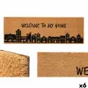 Durų kilimėlis Gift Decor My home Natūralus PVC Kokoso pluoštas 120 x 1 x 40 cm 40 x 10 x 120 cm (6 vnt.)