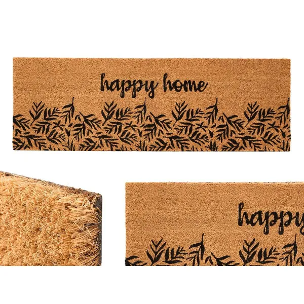 Durų kilimėlis Gift Decor Happy home Natūralus PVC Kokoso pluoštas 120 x 1 x 40 cm 40 x 10 x 120 cm (6 vnt.)