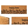 Doormat Gift Decor Happy home Natural PVC Coconut Fibre 120 x 1 x 40 cm 40 x 10 x 120 cm (6 Units)