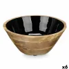 Bowl Gift Decor Black 24,3 x 10,5 x 24,3 cm (6 Units)