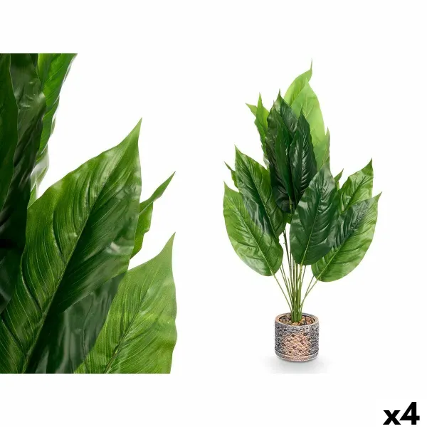 Dekoratīvs Augs Ibergarden Plastmasa Magnijs 50 x 50 x 84 cm 13 x 70 x 13 cm 15 x 84 x 15 cm (4 gb.)