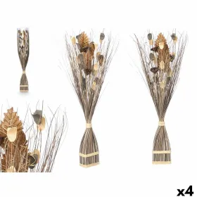 Dekoratīvs Zieds Gift Decor Pelēks 14 x 100 x 10 cm 8 x 100 x 18 cm (4 gb.)