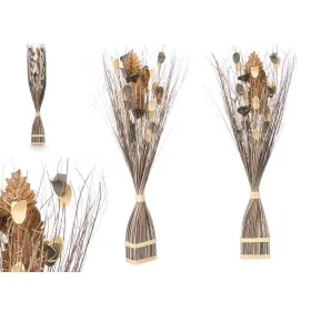 Dekoratīvs Zieds Gift Decor Pelēks 14 x 100 x 10 cm 8 x 100 x 18 cm (4 gb.)