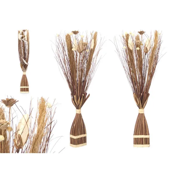 Декоративный цветок Gift Decor Коричневый 14 x 100 x 10 cm 8 x 100 x 18 cm (4 штук)