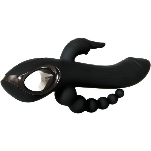 Double Penetration Stroker Evolved Trifecta Black