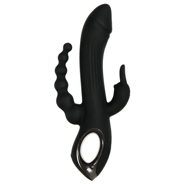 Double Penetration Stroker Evolved Trifecta Black