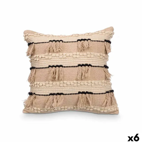 Подушка Gift Decor Чёрный Натуральный 45 x 15 x 45 cm (6 штук)