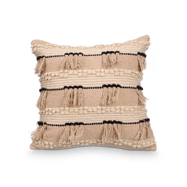Подушка Gift Decor Чёрный Натуральный 45 x 15 x 45 cm (6 штук)
