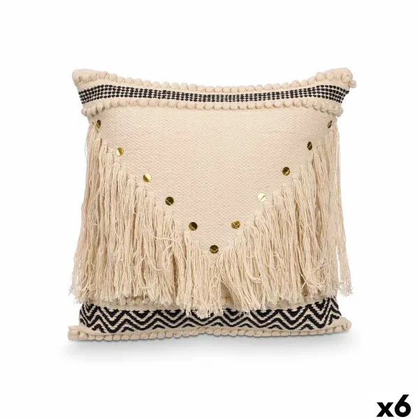 Подушка Gift Decor Чёрный Натуральный 45 x 15 x 45 cm (6 штук)