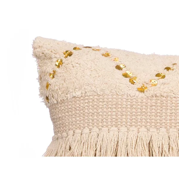 Cushion Gift Decor Natural 45 x 15 x 45 cm (6 Units)