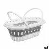 Veļas Grozs polipropilēns TPR 58 x 23 x 38 cm Locīšana (6 gb.)