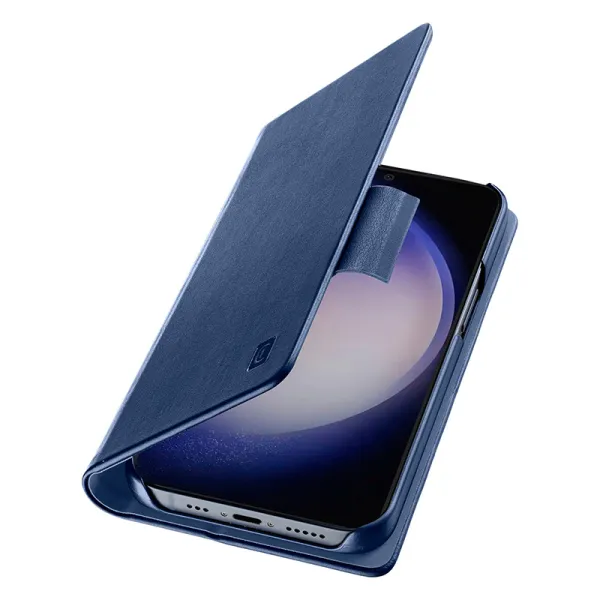 Cellularline Book Case - Case Samsung Galaxy S24 (Navy Blue)