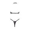 Underwear Set Barely Bare Black (One size)