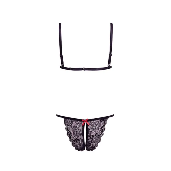 Underwear Set Barely Bare Black (One size)