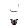 Underwear Set Barely Bare Black (One size)