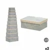 Decorative box Pincello Cream Cardboard (2 Units)