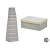 Decorative box Pincello Cream Cardboard (2 Units)