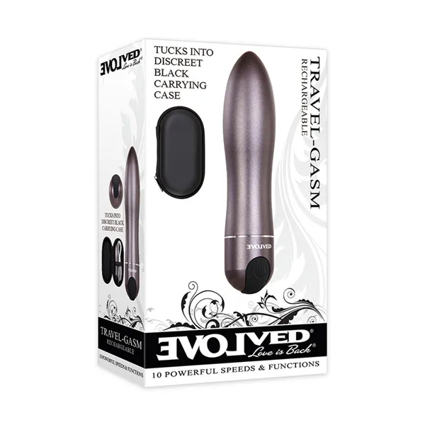 Bullet Vibrator Evolved Travel Gasm Grey