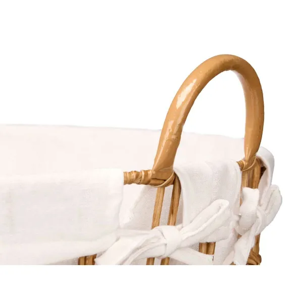 Basket Kipit Natural Polyester Cloth polypropylene Iron Plastic 50 % cotton (6 Units)