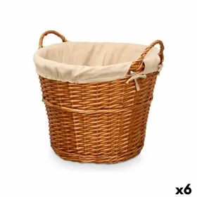 Корзина Kipit Натуральный полиэстер плетеный Ткань 50 % хлопок (6 штук)