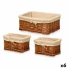 Korisetti Kipit Polyesteri korihuonekalut Kangas 50 % puuvillaa 39 x 16 x 30 cm 3 Kappaletta