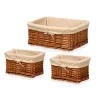 Korisetti Kipit Polyesteri korihuonekalut Kangas 50 % puuvillaa 39 x 16 x 30 cm 3 Kappaletta