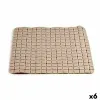 Коврик для ванной комнаты Berilo Бежевый PVC 0,03 x 50 x 50 cm (6 штук)