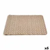 Коврик для ванной комнаты Berilo Бежевый PVC 0,03 x 50 x 50 cm (6 штук)