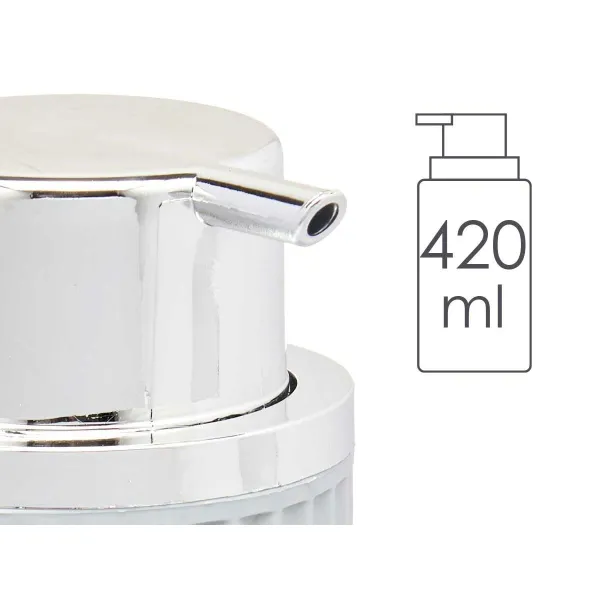 Дозатор мыла Berilo Серый Пластик 450 ml 7 x 14,5 x 8,5 cm (16 штук)