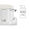 Дозатор мыла Berilo Серый Пластик 450 ml 7 x 14,5 x 8,5 cm (16 штук)