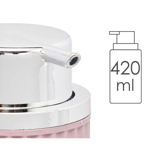 Saippua-annostelija Berilo Pinkki Muovinen 420 ml 7 x 14,5 x 8,5 cm (16 osaa)