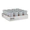 Stiklas Berilo Pilka Plastmasinis 7,5 x 11,5 x 7,5 cm (16 vnt.)