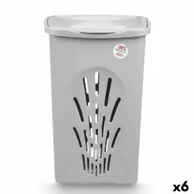 Бельевая корзина Stefanplast Серый Пластик 50 L 37 x 56 x 39 cm (6 штук)