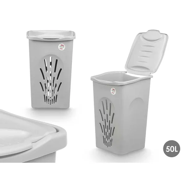 Skalbinių krepšys Stefanplast Pilka Plastmasinis 50 L 37 x 56 x 39 cm (6 vnt.)