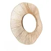 Настенное зеркало Gift Decor Натуральный Волны 52 x 9 x 51 cm (4 штук)