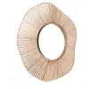 Настенное зеркало Gift Decor Натуральный Волны 59 x 11 x 59 cm (4 штук)