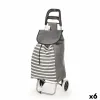 Корзина для покупок Kinvara Белый Серый 33 L 35,5 x 28 x 94 cm Лучи (6 штук)