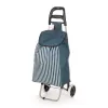 Ostoskärry Kinvara Sininen Valkoinen 33 L 35,5 x 28 x 94 cm Raidat (6 osaa)