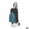 Pirkinių krepšys Kinvara Žalia 33 L 35,5 x 28 x 94 cm Rombas (6 vnt.)