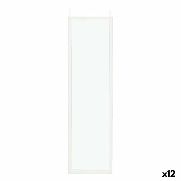 Hanging mirror Gift Decor White 30 x 120 cm (12 Units)