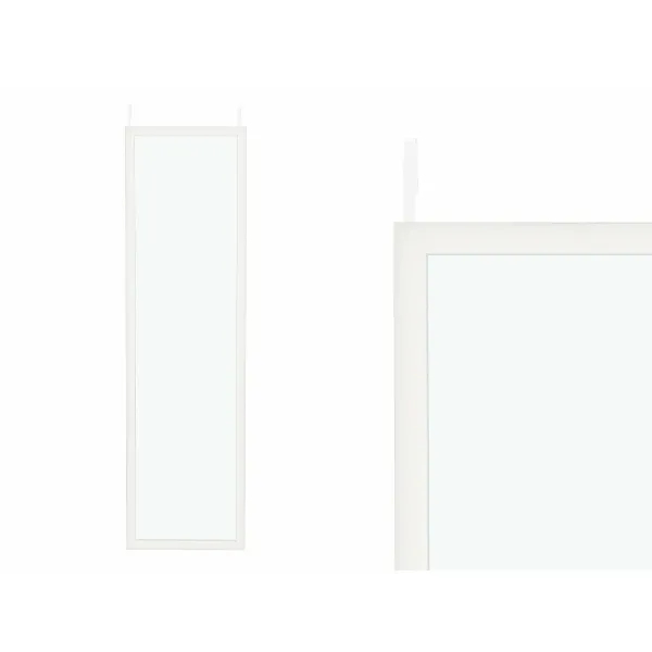 Hanging mirror Gift Decor White 30 x 120 cm (12 Units)