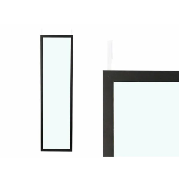 Hanging mirror Gift Decor Black 30 x 120 cm (12 Units)